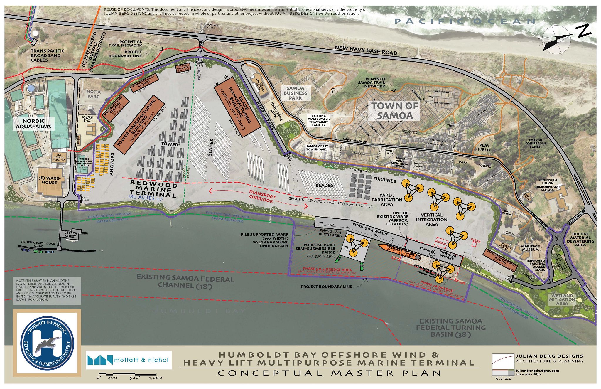 Crowley, Humboldt Bay to Develop and Operate California Wind Terminal